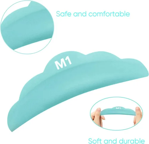 Vista 7 de Almohadillas elevadoras de pestañas, almohadillas elevadoras de pestañas, varillas de permanente, levantamiento de pestañas en casa, 10 almohadillas