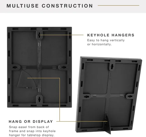 Vista 17 de MCS Marco de formato Room Essentials - 8.5x11' (negro)