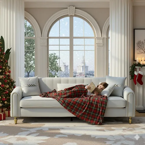 Vista 14 de Sofá de terciopelo de 87.5 pulgadas, sofá de 3 plazas, cómodo y moderno, con 3 almohadas suaves, sofá tapizado para sala de estar, dormitorio