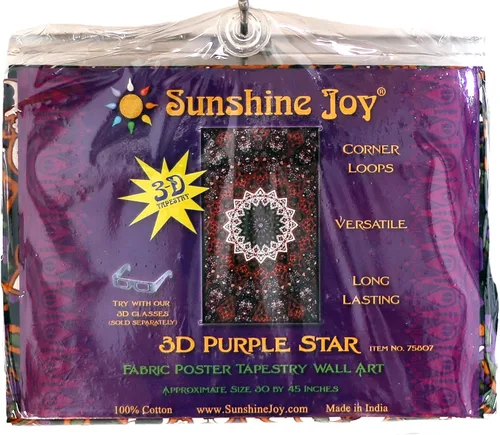 Vista 3 de Sunshine Joy estrella india mandala tapiz mantel hoja de playa 60x90 pulgadas