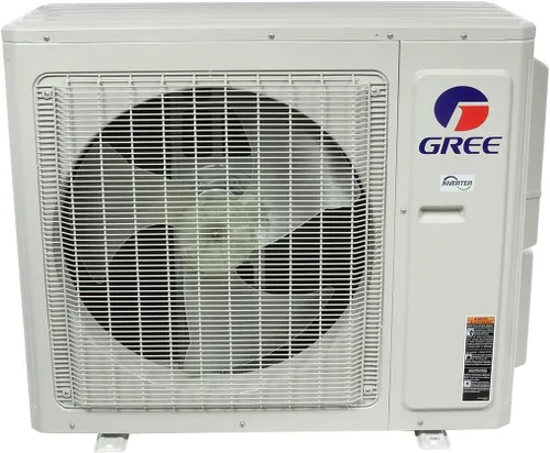 Vista 4 de Gree 42,000 BTU Multi21+ Dual-Zone Cassette de techo Mini Split Aire acondicionado Bomba de calor 208/230V SEER 21 (24-24)