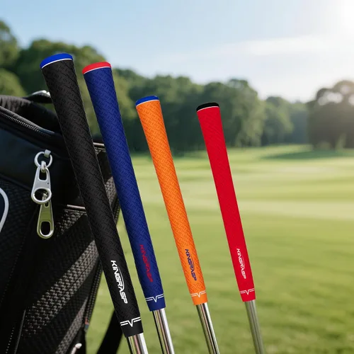 Vista 7 de Empuñaduras de golf multicompuestas, juego de 13, empuñaduras de goma suave para palos de golf, tecnología antideslizante con hilo de algodón