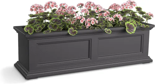 Vista 16 de Mayne Fairfield - Maceta con ventana de 2 pies, con riego automático, resistente a la intemperie para flores, diseño duradero