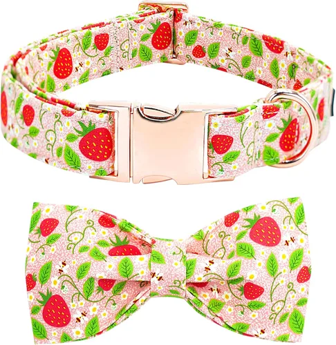 Vista 22 de Collar para perro, con estampado de tiburón, collar para cachorro, collar para mascotas, collar de lazo para perros, suave, duradero, ajustable