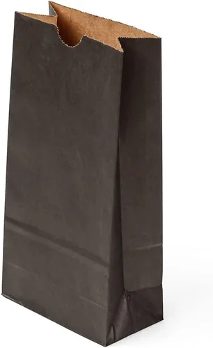 Vista 2 de Restaurantware Bag Tek - Bolsas de papel de 2 libras, 100 bolsas de almuerzo desechables, pequeñas para almuerzos, sándwiches y aperitivos, bolsas