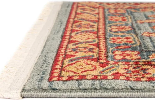 Vista 6 de Unique Loom Sahand Collection - Alfombra de área (2' 2" x 3' 1", rectangular, azul claro/marrón claro)