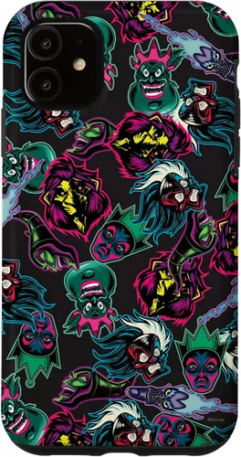 Vista 8 de Funda con estampado de neón malvado de villanos de Disney para iPhone 16