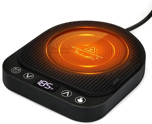 Vista 10 de Calentador de taza de café, calentador inteligente de tazas para escritorio, 3 controles de temperatura y apagado automático, calentador eléctrico