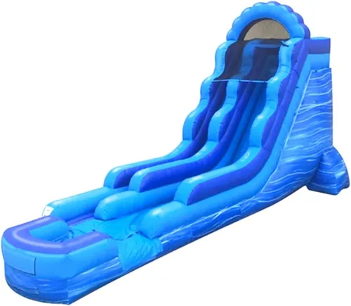 Vista 18 de TentandTable Tobogán acuático inflable para niños y adultos, diversión acuática gigante de grado comercial, incluye soplador de aire eléctrico, 35