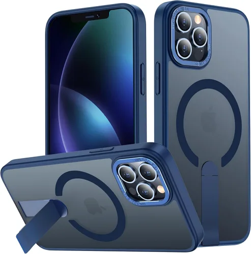 Vista 19 de Funda para iPhone 11 Compatible con Magsafe, Soporte Invisible Incorporado [Prueba de caída de grado militar] Funda protectora delgada y a prueba
