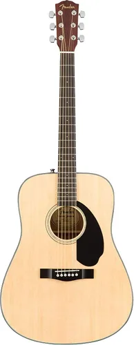 Vista 11 de Fender CN-60S - Guitarra acústica de cuerda de nailon para concierto, con 2 años de garantía, natural