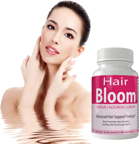 Vista 6 de Hair Bloom - Píldoras para el crecimiento del cabello, suplemento para la piel y las uñas, vitaminas y minerales únicos avanzados