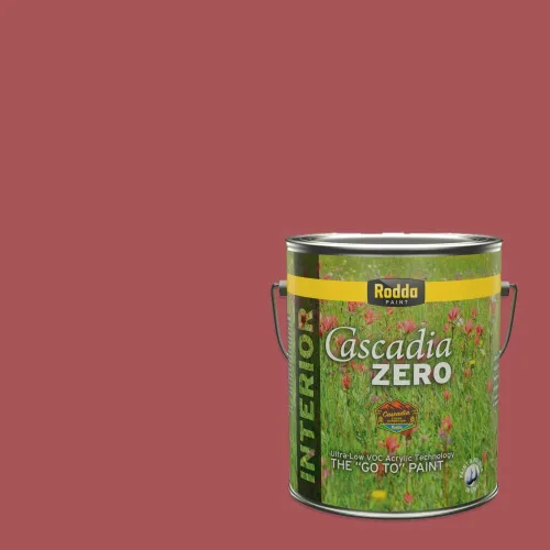 Vista 52 de Rodda Paint CASCADIA ZERO - Pintura plana e imprimación para interiores en uno, cuarto de galón, rosa Mullen