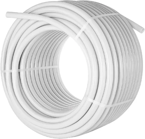 Vista 9 de Pex-A - Tubo PEX de 1 pulgada x 100 pies, tubo de agua flexible para calefacción radiante hidrónico, bobina de tubo PEX de 1 pulgada, rojo