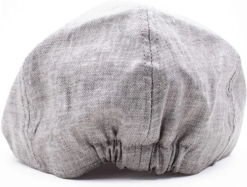 Vista 4 de Linen Beret Ivy Duckbill Flat Cap Elegant and Sophisticated, Peaky Blinders Hat Flat Newsboy Cap Men's Hat for Golf