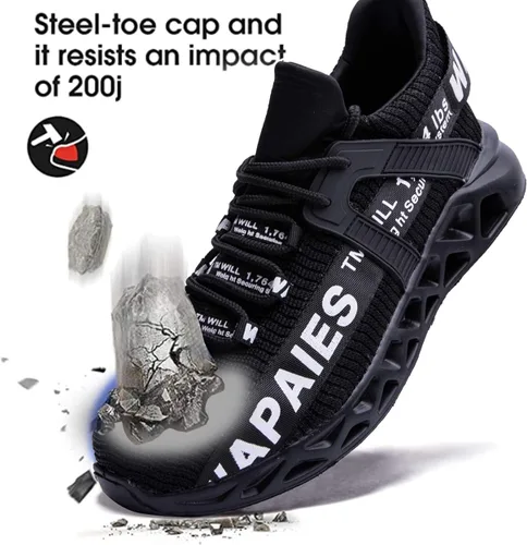 Vista 2 de Best Womens Steel Toe Shoes Women's Lightweight Composition Toe Work Shoes Fashion Steel Toe Shoes for Men Safety Shoes Proof Resistant for