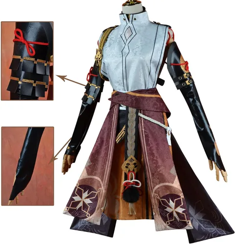 Vista 3 de ICIYO Genshin Impact Cosplay Shikanoin Heizou Juego de rol Disfraz de Halloween