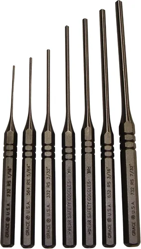 Vista 4 de Grace USAGrace USA Gun Care Brass Pin Punch Set