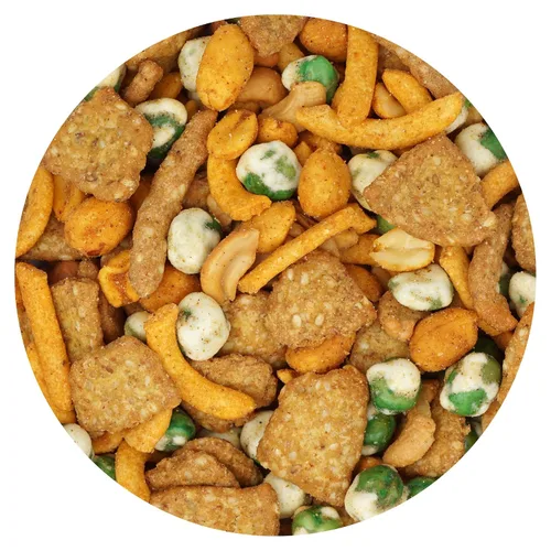 Vista 16 de Cheddar Lovers Snack Mix, bolsa a granel de 1 libra, distribución de Hampton