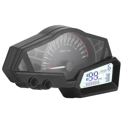 Vista 4 de DOACTLCD - Medidor de combustible de velocidad para motocicleta, 15000 rpm, repuesto para NINJA 300EX300300SE 1315 2015 300 odómetros