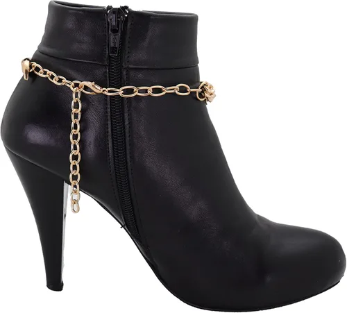 Vista 8 de Joyería de moda occidental para mujer, cadena de metal dorado, tobillera con dije de escorpión elegante, Plata