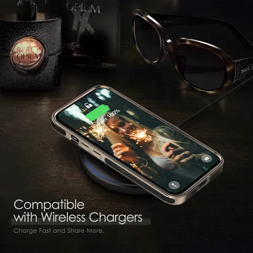 Vista 7 de LOHASIC Funda de cuero para iPhone 14 Pro compatible con Magsafe, funda de poliuretano delgada de lujo, agarre suave, a prueba de golpes, protección