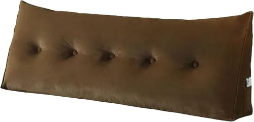 Vista 10 de Cojín triangular para la espalda, almohada de cuña larga para dormir después de la cirugía, almohadas de lectura para sentarse en la cama, cojín