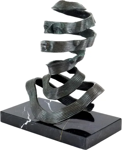 Vista 3 de Kunst & Ambiente - Arte Contemporáneo Escultura de bronce - El camino de la cara - Firmado por Milo - Estatuas en venta - Figura decorativa - Figura
