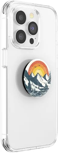 Vista 3 de PopSockets Agarre translúcido para teléfono con soporte expansible, PopSockets para teléfono, agarre adhesivo, PopGrip translúcido, Into The Woods