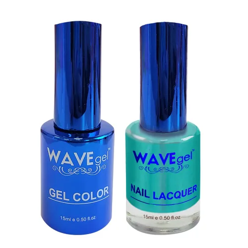 Vista 101 de WAVEGEL - Juego dúo de gel y esmalte de uñas a juego - Colección Royal - #001 ¡Blanco sobre blanco! I 0.5 onzas