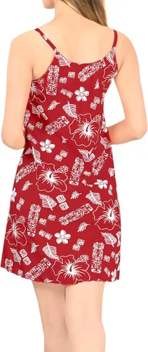 Vista 3 de LA LEELA Women's Honeymoon Lounge Dress Slip Chemise