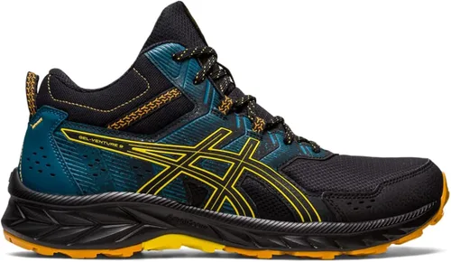 Vista 4 de ASICS Zapatos Gel-Venture 9 Mid Top para hombre, NegroGolden Yellow