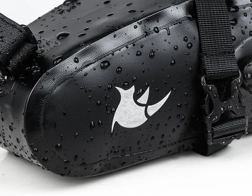 Vista 6 de Bolsa de sillín de bicicleta impermeable Bolsa de bicicleta debajo del asiento Bolsa impermeable de montaña de carretera Bolsa de asiento