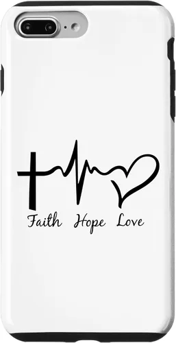 Vista 9 de Funda para iPhone 12/12 Pro Faith Hope & Love Christians