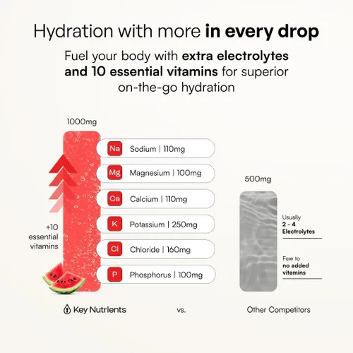 Vista 86 de KEY NUTRIENTS Electrolitos en polvo sin azúcar, limonada de maracuyá con 6 electrolitos y minerales, fibra prebiótica y polvos de hidratación