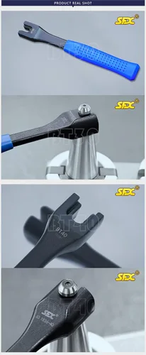 Vista 4 de SFX Llave de pinza tipo ER16 - Llave de aleación de alta resistencia funciona en tuerca tipo pinza