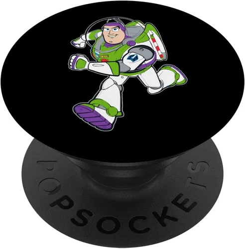 Vista 6 de Disney Pixar Toy Story 4 Here Comes Buzz Lightyear PopSockets MagSafe PopGrip para iPhone