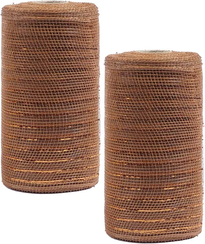 Vista 94 de YYCRAFT Paquete de 2 cintas de malla de polímero metálico de 6 pulgadas (total 20 yardas, verde manzana)