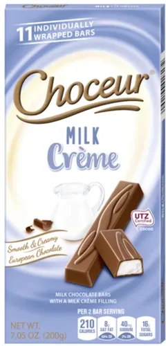 Vista 3 de Choceur Chocolate europeo suave y cremoso, 7.1 oz (7.05 oz de avellana oscura)