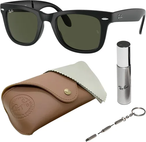 Vista 20 de Ray-Ban RB4105 WAYFARER FOLDING CLASSIC - Gafas de sol de forma cuadrada con kit oficial de gafas