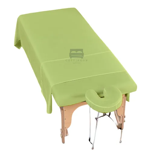 Vista 12 de Cottingon Juego de sábanas de 3 piezas para mesa de masaje, 100% microfibra cepillada de alta calidad, ultraligero, sin arrugas, funda de cama