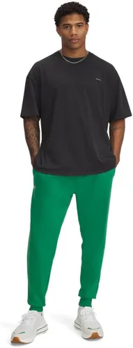 Vista 23 de Under Armour Rival - Pantalones de correr de forro polar para hombre (001) Negro / Blanco