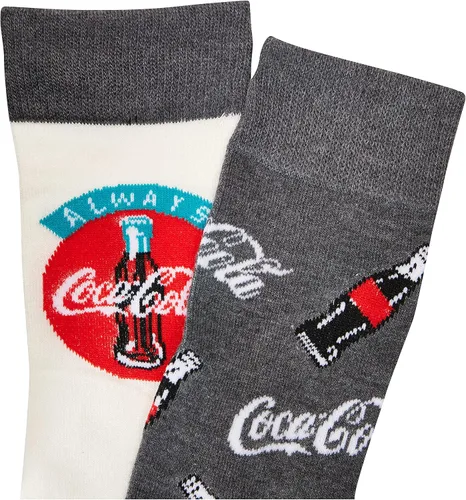 Vista 3 de Coca-Cola Men's 2 Pack Crew Socks