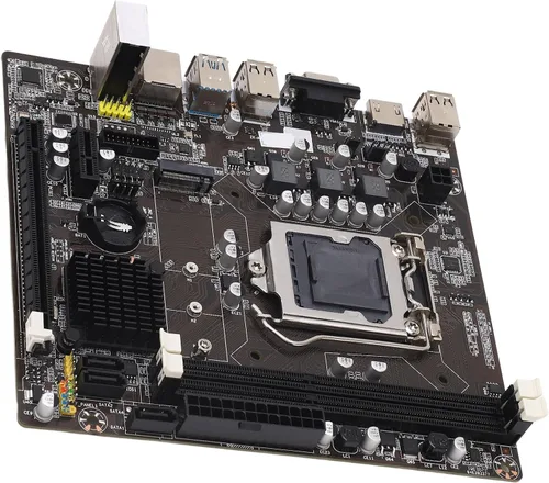 Vista 5 de Placa base compacta B75M M-ATX, soporte para Corei7, i5, i3 (LGA1155), DDR3x2, canal ALC6625.1, VGA, interfaz multimedia HD, PCI E1Xx1, pin COM x1
