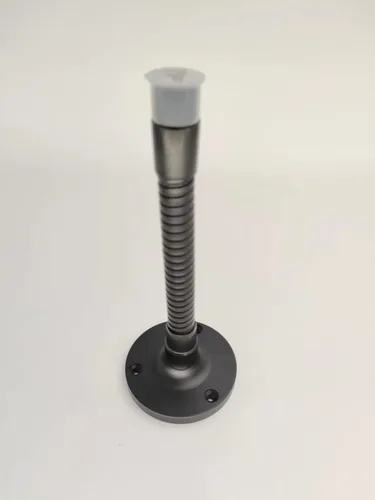 Vista 2 de Soporte para micrófono con brazo de cuello de cisne de micrófono de 6 pulgadas, soporte para micrófono de podio, escritorio con brazo flexible