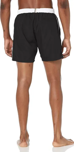 Vista 2 de BOSS Men's Medium Length Solid Swim Trunk