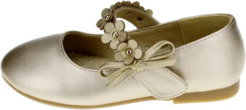 Vista 3 de Maxu Kids PU Flower Slip on Flats Fashion Oxford