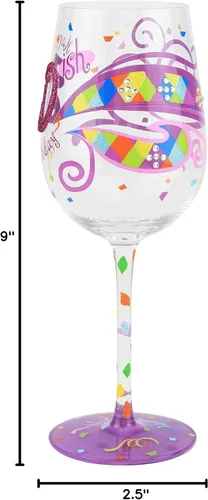 Vista 8 de TOP SHELF Copa de vino de cumpleaños 30-ish - Ideas de regalos únicas para los amantes del vino