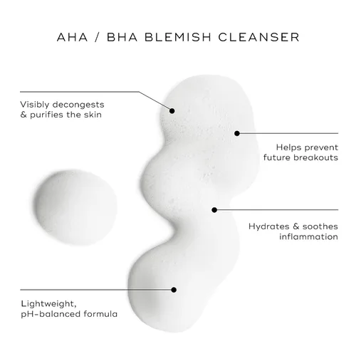 Vista 3 de Medik8 Espuma clarificante, limpiador facial exfoliante ligero AHA y BHA, ácido salicílico y nicacinamida, limpiador facial suave y espumoso, 5 onzas