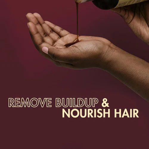 Vista 4 de SheaMoisture Strengthen & Restore Champú y acondicionador Paquete de 2 unidades de aceite de ricino negro jamaicano para limpiar y nutrir el cabello